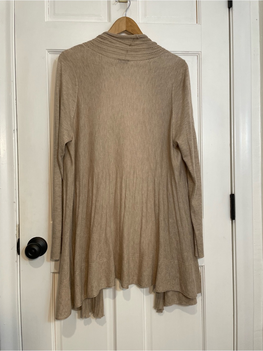 torrid Taupe Open-Front Knit Cardigan lightweight sz 1X - Picture 4 of 4